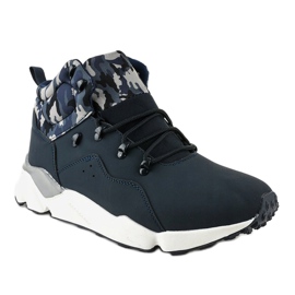 Scarpe sportive isolate blu navy F33-2 1