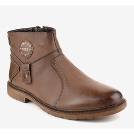 Scarpe slip-on marroni A20182-5 marrone 1