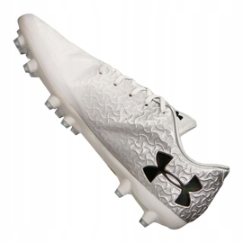 Scarpe da calcio Under Armour Magnetico Pro Fg M 3000 111-100 bianco grigio 1
