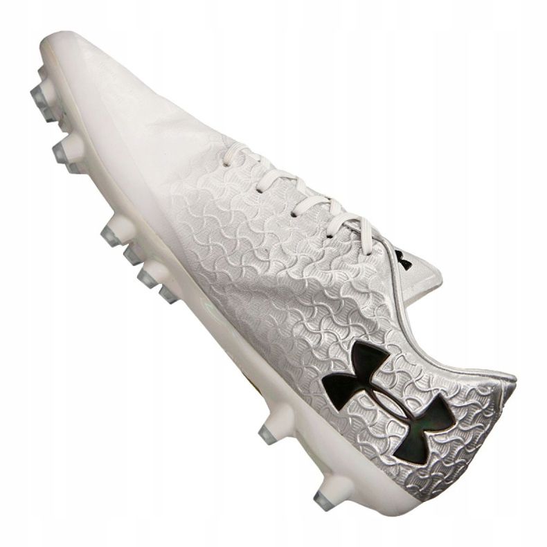Scarpe da calcio Under Armour Magnetico Pro Fg M 3000 111-100 bianco grigio 1