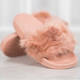 SHELOVET Pantofole In Gomma Con Pelliccia multicolore 1