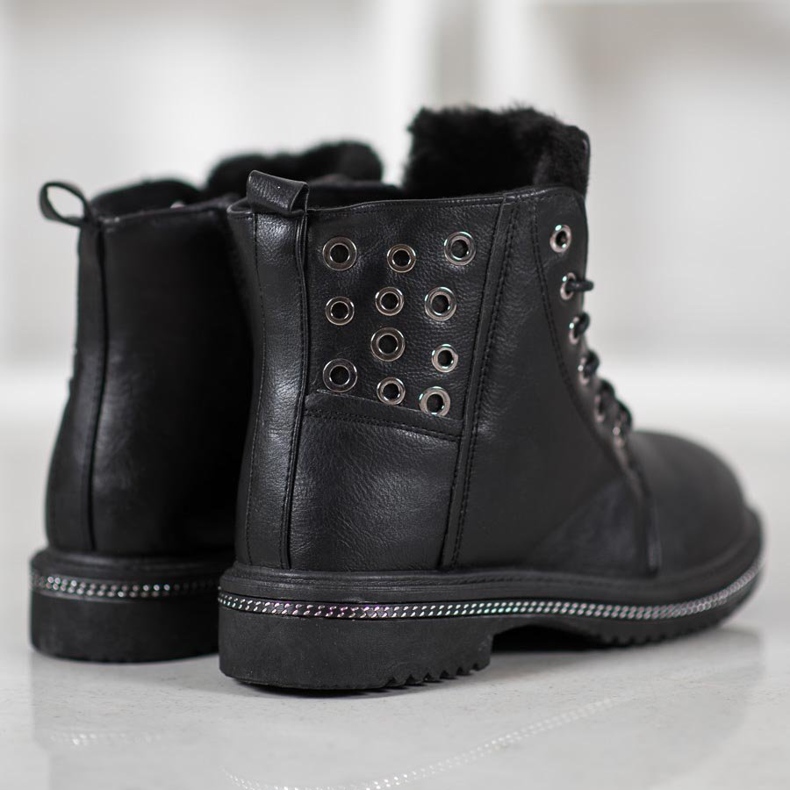 SHELOVET Trapper con getti nero 1