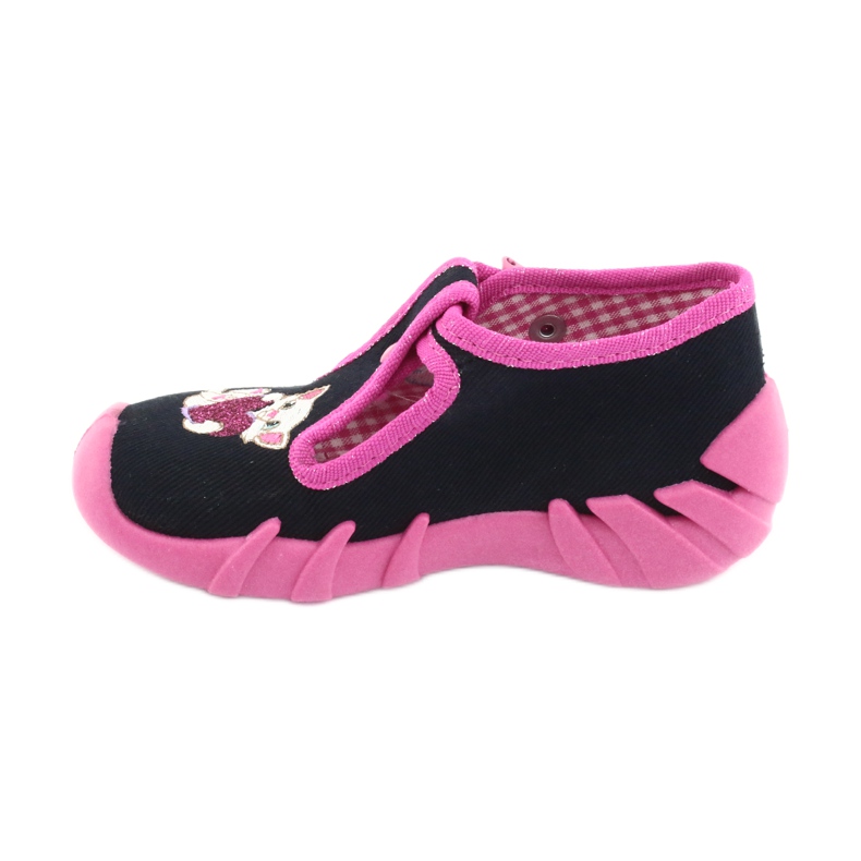Scarpe per bambini Befado 110P336 blu navy rosa 2