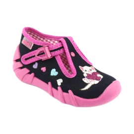 Scarpe per bambini Befado 110P336 blu navy rosa 1