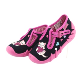 Scarpe per bambini Befado 110P336 blu navy rosa 3