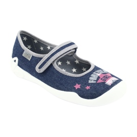 Scarpe per bambini Befado 114Y369 blu navy blu grigio multicolore 2