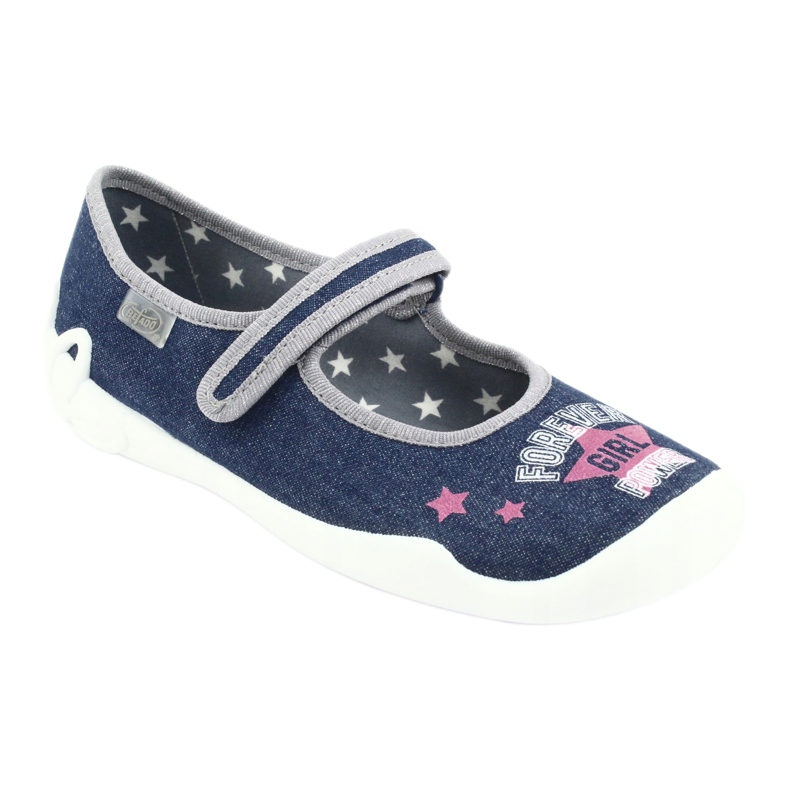 Scarpe per bambini Befado 114Y369 blu rosa grigio 1