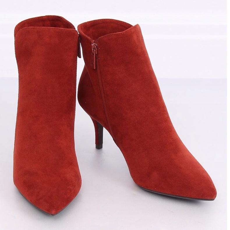 Stivali di mattoni su un tacco basso K1906806 Teja rosso multicolore 2