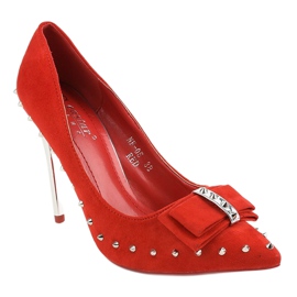 Décolleté rosse sul tallone NF-05 rosso 1