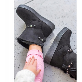 SHELOVET Mukluki con getti nero 1