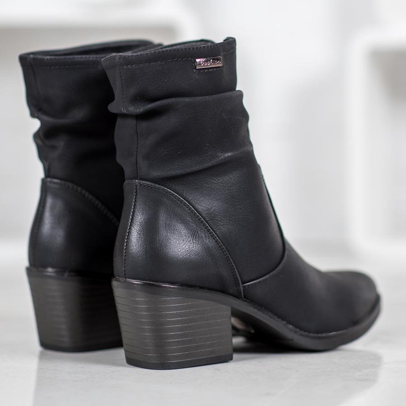 J. Star Stivali texani Con Ecopelle nero 1
