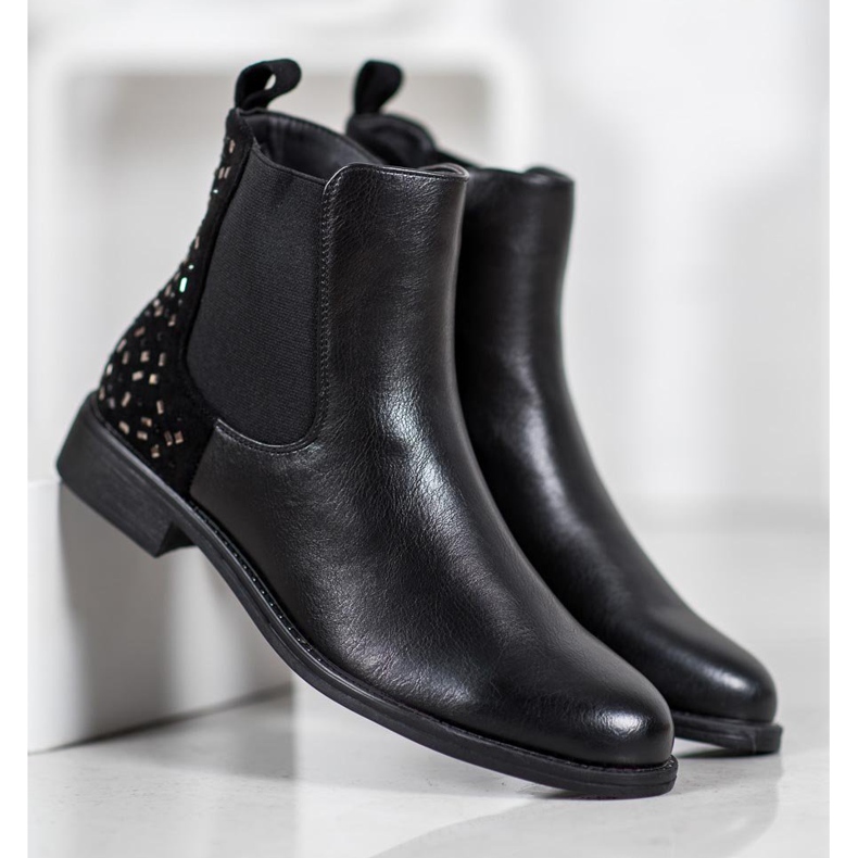 J. Star Stivali Con Cristalli nero 2