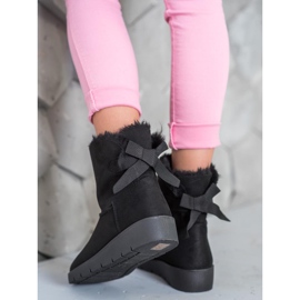 SHELOVET Mukluki nero sulla piattaforma 1