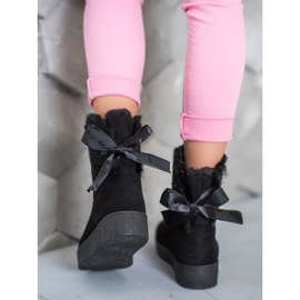 SHELOVET Mukluki con cristalli nero 1