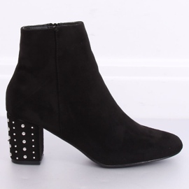 Stivali neri a tacco alto con borchie 3098A Black nero 1