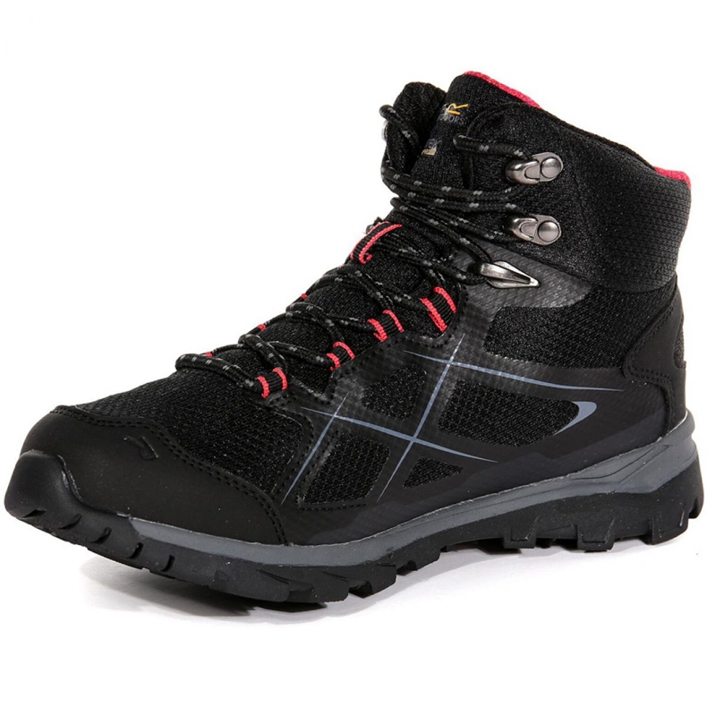 Regatta Wms Kota Mid W RWF490 7HQ Scarpe nero rosa 2
