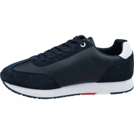 Tommy Hilfiger Corporate portabandiera in pelle M FM0FM02380 403 blu navy 1