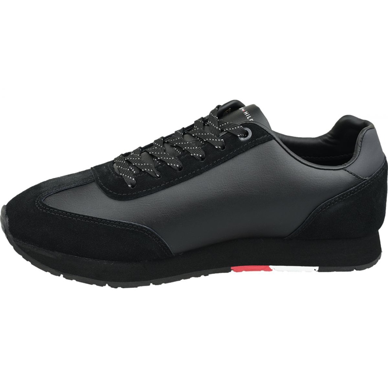 Scarpe Tommy Hilfiger Corporate Leather Flag Runner M FM0FM02380 990 nero 1