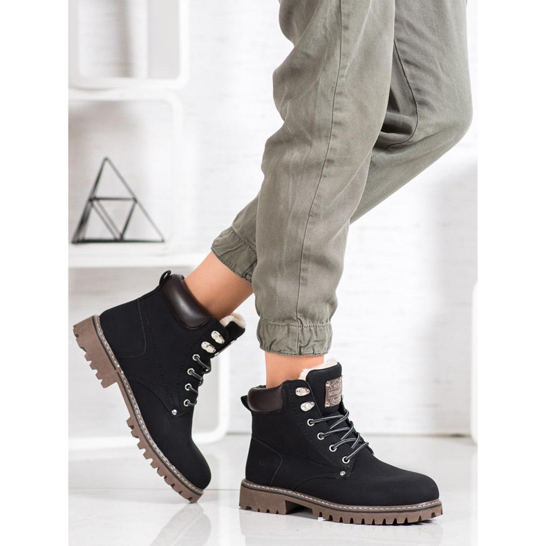 Mckeylor Trappers neri con pelliccia nero 2