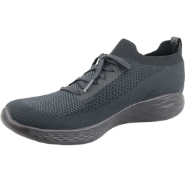 Skechers You Shine Scarpe da ginnastica W 14957-BKGY grigio 1