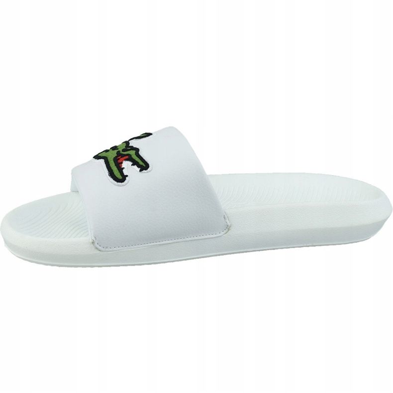 Lacoste Croco Slide 319 738CMA0073082 bianca 1