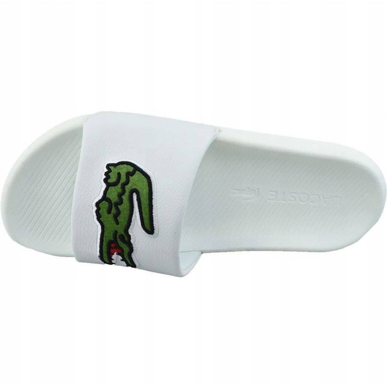 Lacoste Croco Slide 319 738CMA0073082 bianca 2