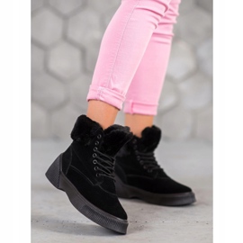 SHELOVET Taperki alla moda sulla piattaforma nero 2