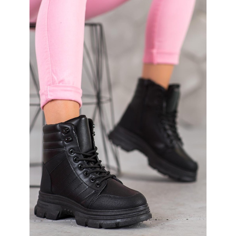 SHELOVET Scarpe di moda nere nero 1