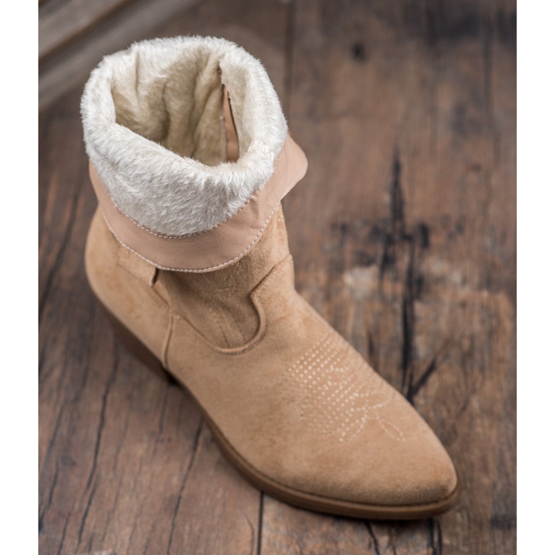Seastar Stivali texani slip-on con motivo marrone 1