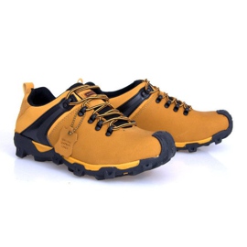 Scarponi Trekking Pelle Nat 399 Camel marrone 1