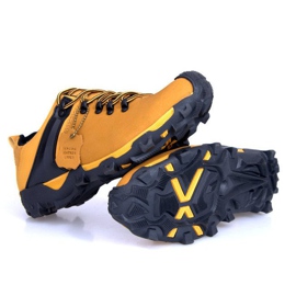 Scarponi Trekking Pelle Nat 399 Camel marrone 2