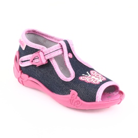 Scarpe per bambini Befado 213P112 rosa grigio multicolore 1