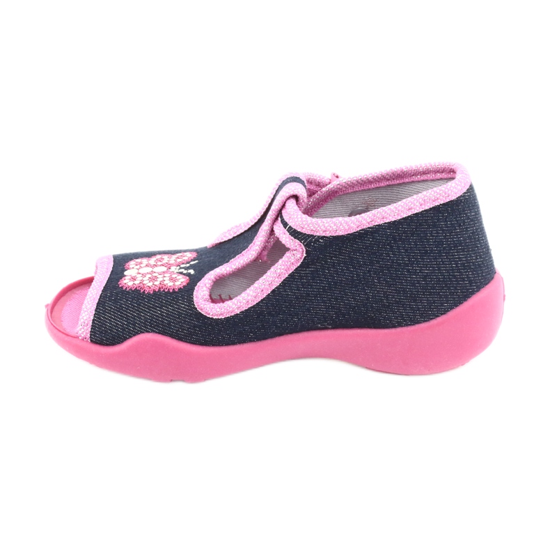 Scarpe per bambini Befado 213P112 blu navy rosa grigio 2