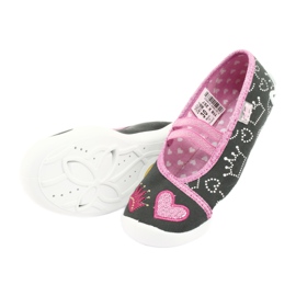 Scarpe per bambini Befado 116X257 rosa grigio 5