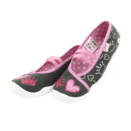 Scarpe per bambini Befado 116X257 rosa grigio 3