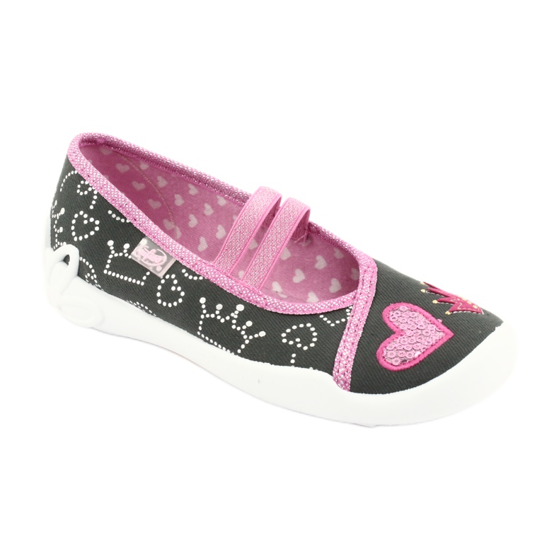 Scarpe per bambini Befado 116X257 rosa grigio 1