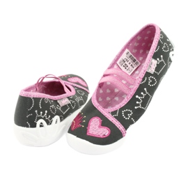Scarpe per bambini Befado 116X257 rosa grigio 4
