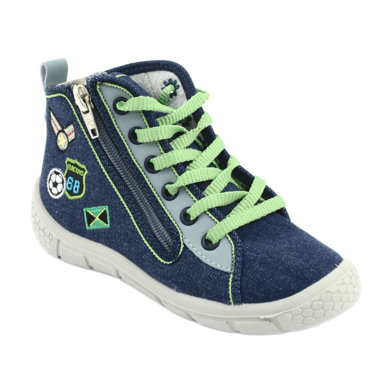 Scarpe per bambini Light Befado 547X002 blu navy grigio verde 1