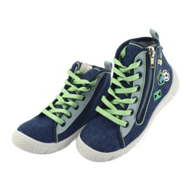 Scarpe per bambini Light Befado 547X002 blu navy grigio verde 3