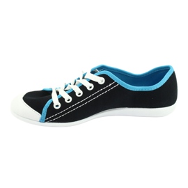 Scarpe giovanili Befado 248Q019 nero blu 2