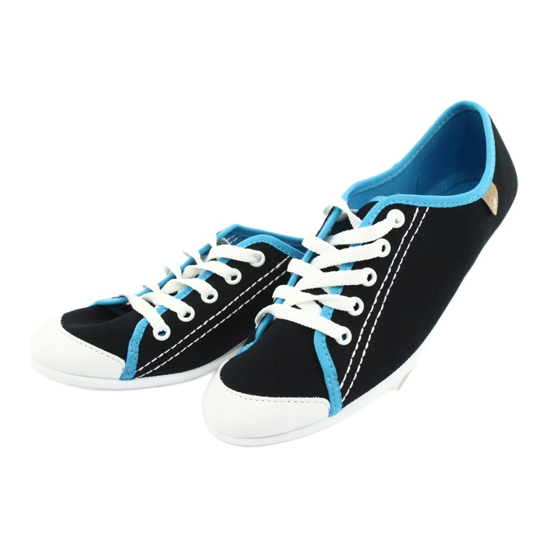 Scarpe giovanili Befado 248Q019 nero blu 3