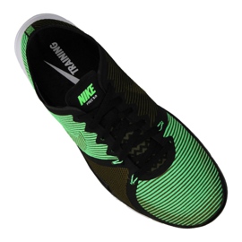Nike Free Trainer 3.0 V4 M 749361-033 scarpa da allenamento nero verde 1