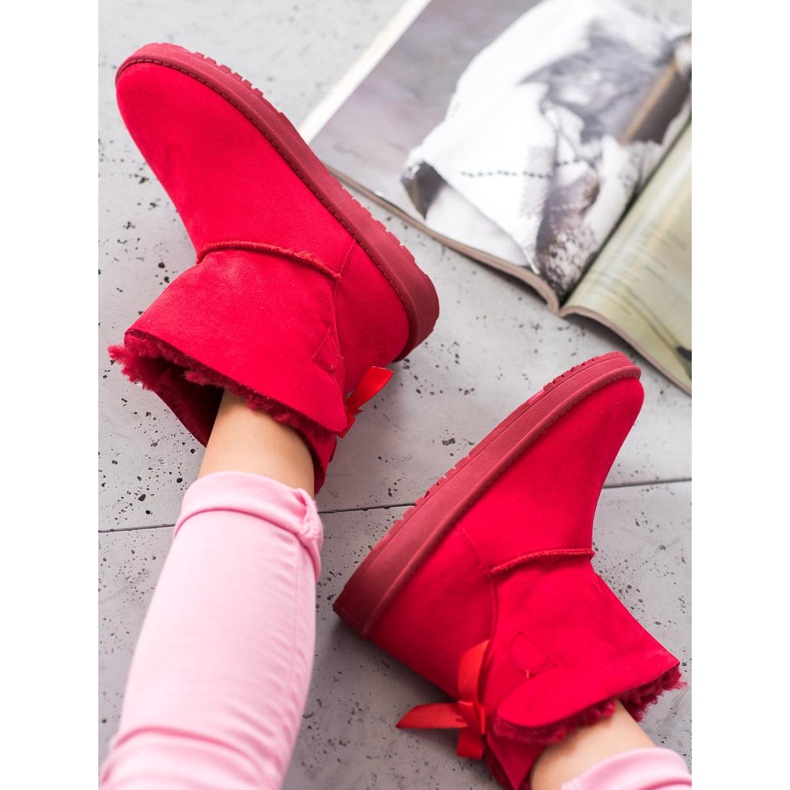 Haver Mukluki confortevole rosso 2