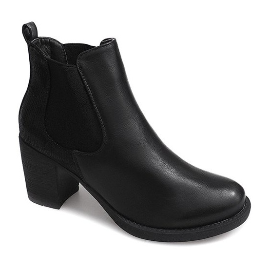 Stivali Sul Tallone Con Elastico 1227 Nero 2