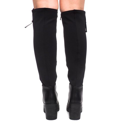 Stivali sul tallone ES8515 Nero 1