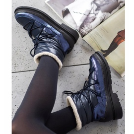 Doposci in tessuto VICES blu navy blu 1