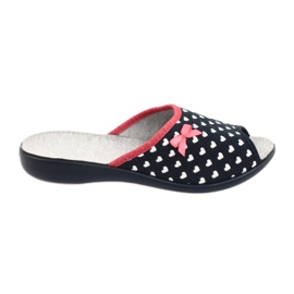 Scarpe da donna Befado pu 254D099 bianca blu navy 1