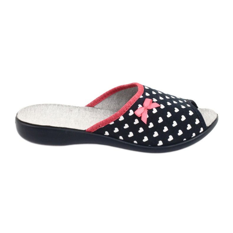Scarpe da donna Befado pu 254D099 bianca blu navy 1