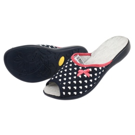 Befado scarpe donna cuori pu 254D099 bianco rosso blu navy 4