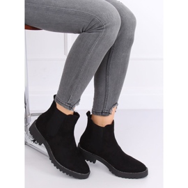 Stivaletti Chelsea neri da donna 7683-PA Black nero 1